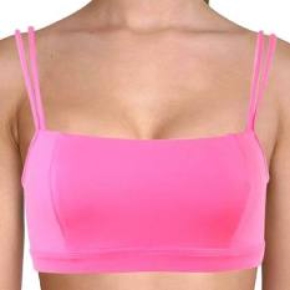 Free People Idris Solid Bra in Neon Pink - S - Picture 4 of 14